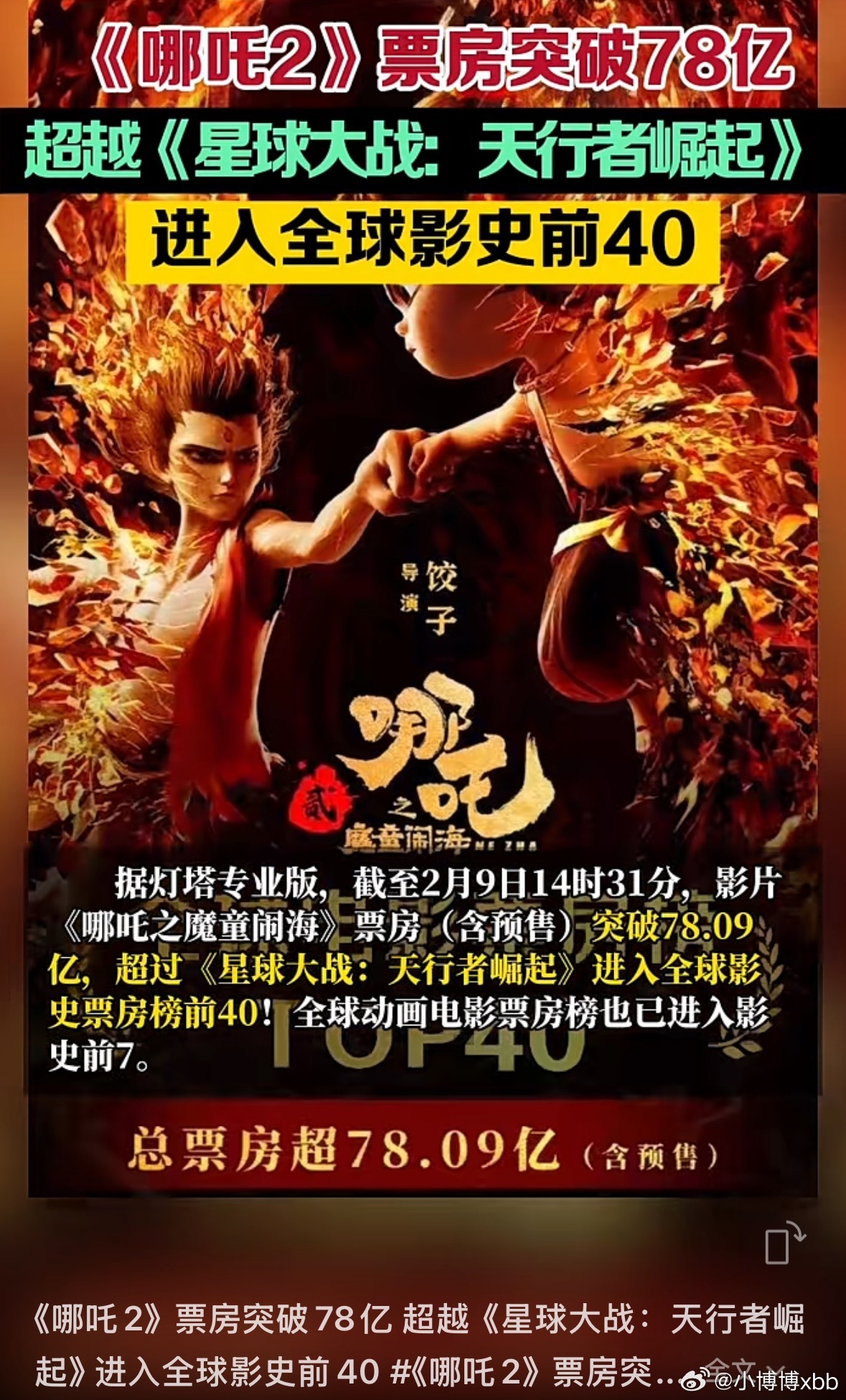 小伙自费1万张票包影院请看《哪吒2》